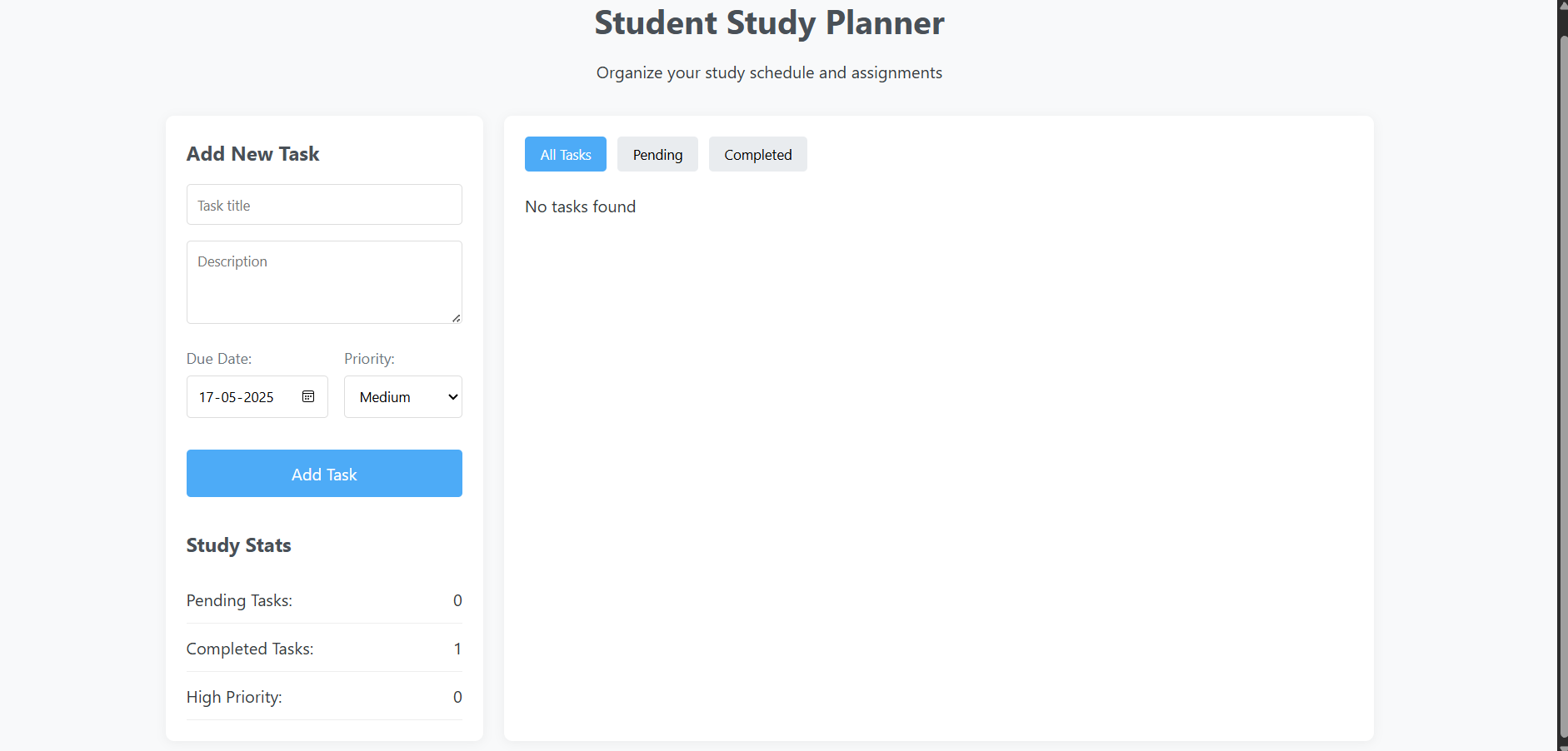 Study Planner